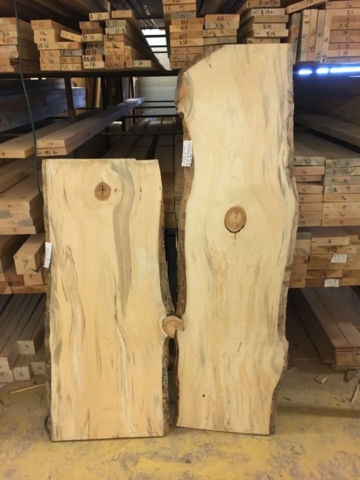 LIVE WOOD SLABS FOR THE 2 TIER VANITY