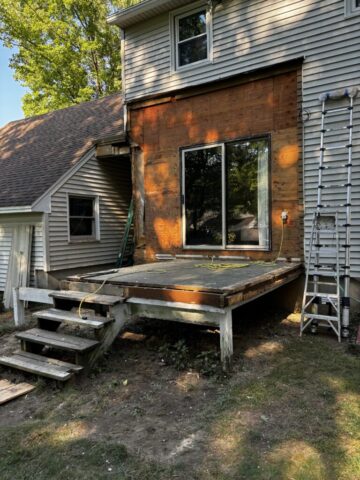 RENOVATING, PORCH, DECONSTRUCTION, DEMO, DEMOLITION