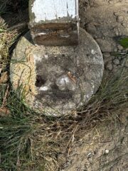 BEFORE PHOTO, ROTTED POSTS