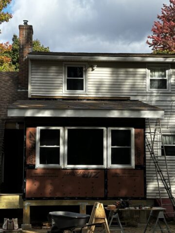 ZIP SHEATHING, PELLA WINDOWS, RENOVATING, REMODELING, ADDITION, CONVERSION