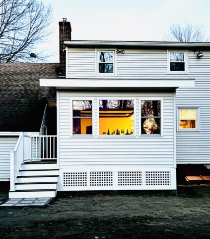 AFTER PHOTO, PORCH CONVERSION, RENOVATION, RESIDENTIAL, HOUSE, PORCH